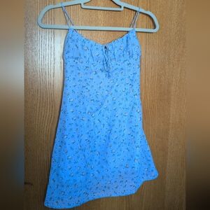 Princess Polly Blue Floral Mini Dress